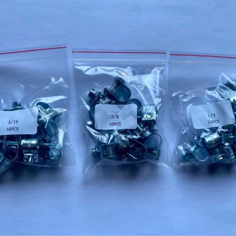 卡箍厂家批发跨境套盒30PCS夹喉铁钢带卡箍供应迷你型箍软管镀锌