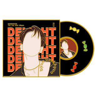 边伯贤周边Delight专辑金属徽章挂件EXO专辑小卡生日礼物同款摆件