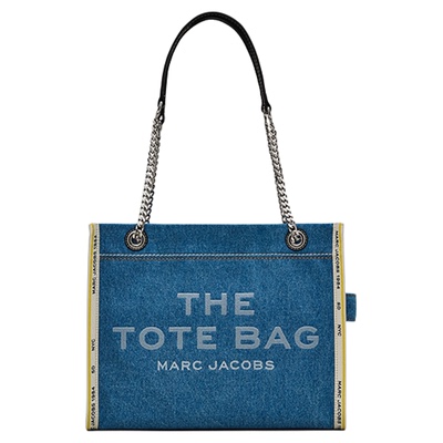 【38礼物】MARC JACOBS/莫杰 TOTE MJ 中号链条单肩托特包