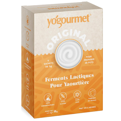 进口yogourmet原味冻干酸奶发酵