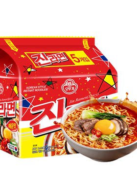 不倒翁韩国拉面辣味袋装韩剧同款