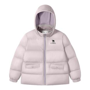 【香菇超级年货节】骆驼儿童加厚羽绒服白鸭绒女童保暖面包服外套