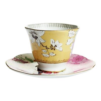 【日本直邮】WEDGWOOD威基伍德蝶恋花咖啡杯碟骨瓷杯子陶瓷茶具