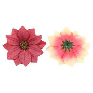 油画孔雀菊仿真花 非洲菊花朵草帽搭配DIY花环配件装饰波斯菊花头