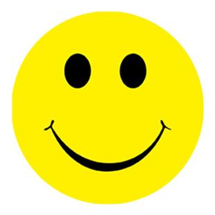 防水大号表情笑脸贴黄色笑脸红色哭脸蓝色平脸表情包贴纸贴画特大号20cm30cm笑脸贴画不干胶幼儿园可定制笑脸