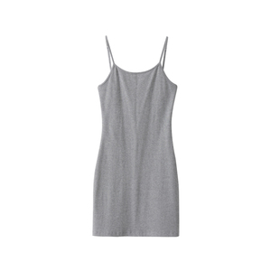 【到手99元】设计感针织内搭吊带连衣裙小个子修身收腰短款裙子女