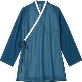 古典舞身韵舞蹈练功服上衣纱衣透气 男款艺考试表演出服 太极剑舞