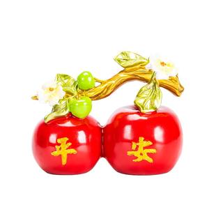 汽车内饰品摆件车载苹果一路平安高档男女士中控台车上装饰用品