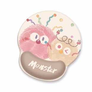 卡通鼠标垫护腕女生办公游戏记忆棉手托加厚手腕垫可爱键盘滑鼠垫