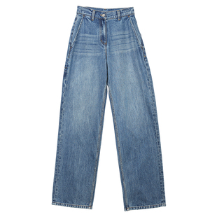 Carolingian重磅单宁牛仔！长绒棉ROW时装感牛仔裤松弛阔腿裤
