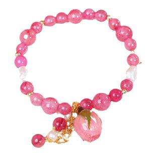 辽宁省博物馆生日礼物女生送闺蜜簪花仕女图文创意手链手作饰品