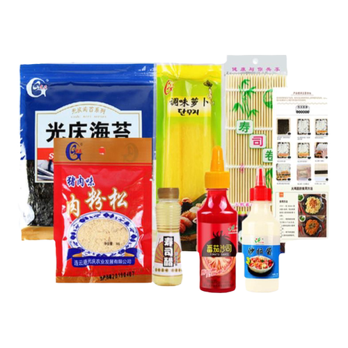 寿司海苔工具套装全套配料做紫菜片寿司专用材料食材即食卷帘套餐
