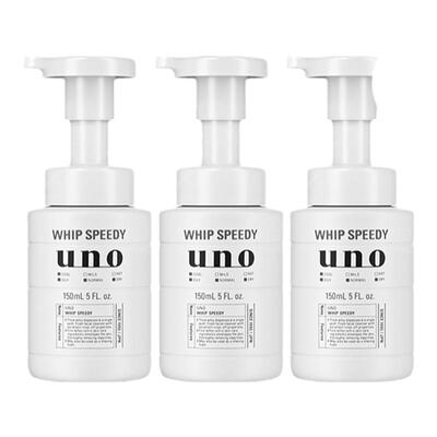 【3瓶装】UNO泡沫洗面奶男士深层清洁收缩毛孔控油洁面慕斯正品