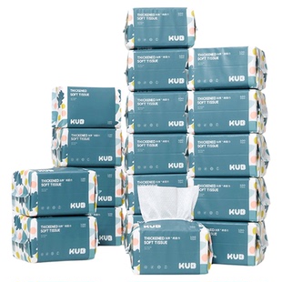 KUB可优比婴儿绵柔巾手口屁宝宝干湿两用纸巾新生婴幼儿非棉柔巾