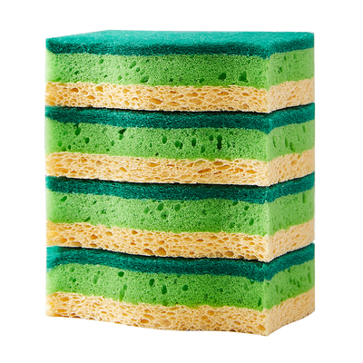 爱米粒的家木浆棉洗碗海绵擦