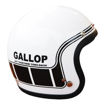 台湾gallop复古摩托车小盔体四季