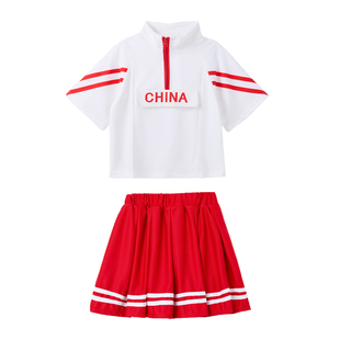 六一儿童啦啦队演出服小学生运动会合唱表演幼儿园毕业舞蹈班服装