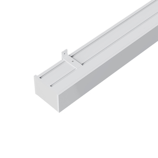 窗帘盒轨道一体挡板滑轨遮挡单轨顶装侧装双轨铝合金盒子成品定制