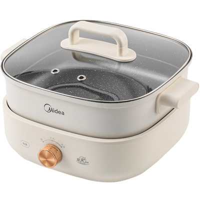 Midea/美的6升大容量麦饭石电锅