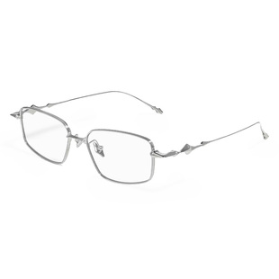 CAPONI纯钛金丝眼镜蔡司镜片近视可配2026年新防蓝光小方框素颜女