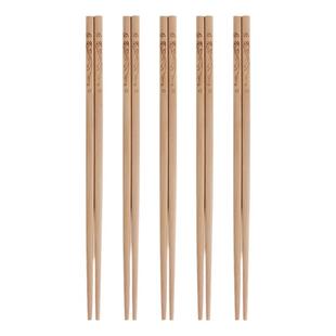 竹筷子家用高档精致天然防霉实木质快子无漆无蜡高端定制刻字商用