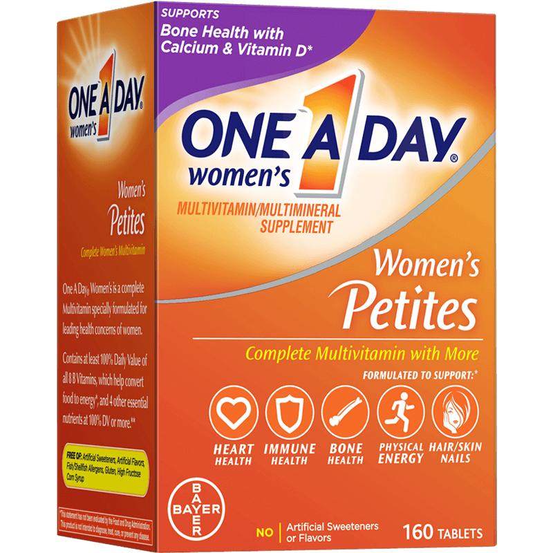拜耳ONEADAY女士女性复合维生素成人多种营养素片剂160粒含烟酰胺