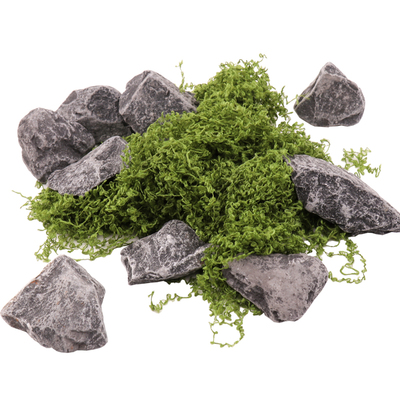 沙盘模型微景观草粉石子草坪造景