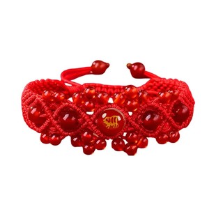 【立减30】2026马年本命年红绳红玛瑙十二生肖手链男女生情侣手串