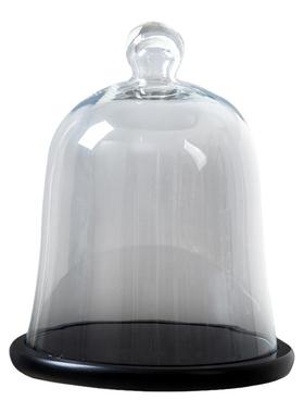 藏鞋盒婚鞋玻璃罩铃铛罩接亲套圈