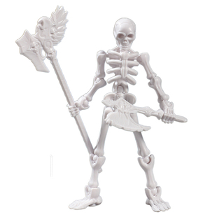 新品骷髅兵幸运13多关节可动骨节人偶拼装模型手办摆件整蛊玩具