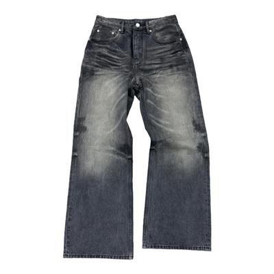 长裤牛仔裤拉链洗水做旧四季