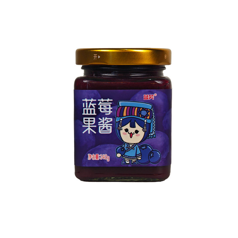有机蓝莓果粒果酱果泥酱烘焙早餐吐司面包伴侣贵州特产营养无蔗糖