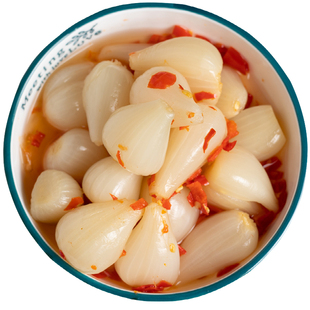 剁椒藠头下饭菜酸辣脆爽甜茭头腌制荞头泡菜湖南特产农家开味酱菜