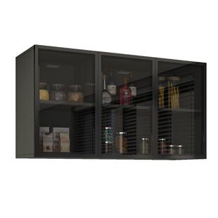 定制厨房阳台浴室卧室实木吊柜墙壁柜橱柜壁柜墙上储物柜顶柜挂柜