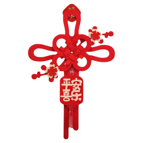 新年乔迁中国结入户门装饰元旦春节福字挂饰门贴2026过年挂件布置