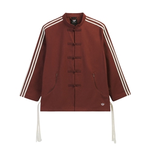 CLOT陈冠希联名新中式夹克薄外套男女adidas阿迪达斯三叶草