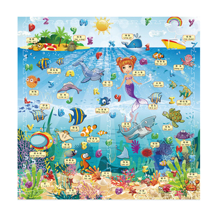 泡沫拼接地垫婴儿无甲醛儿童宝宝加厚防摔爬爬垫卧室客厅地板垫子