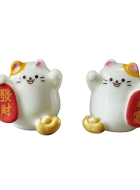 暴富招财猫可爱解压桌面摆件