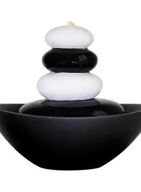 水饰园桌面风水招财流水摆件礼物