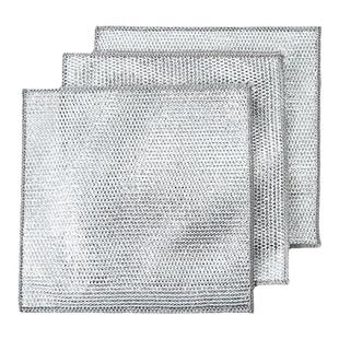 钢丝抹布双面网格洗碗布不沾油易清洗抹布家用刷锅洗碗强力耐磨