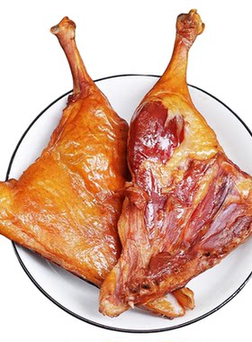 腊鸭腿湖南特产烟熏农家