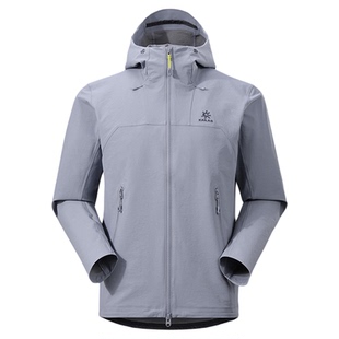 KAILAS凯乐石M8连帽软壳衣防风防泼耐磨透气户外徒步夹克外套男款