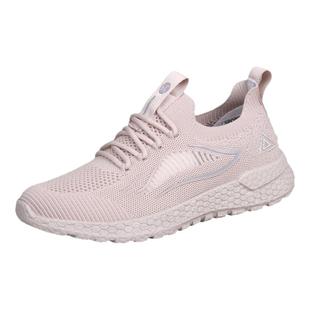 老北京布鞋25年夏季新款女鞋透气飞织布时尚一脚蹬运动休闲鞋超轻