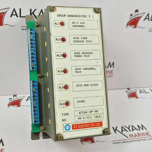 KT ELECTRIC KTMS-10-6 GROUP ANNUNCIATOR 2 KTGA-6P-4K  (FAST
