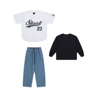 周六街舞儿童演出服嘻哈潮牌童装少儿hiphop表演潮服男女童套装