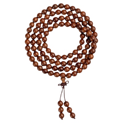 普陀山正宗金丝檀手串108颗