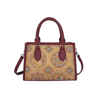 宋锦布中国风DIY托特包通勤