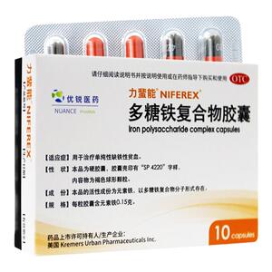 【力蜚能】多糖铁复合物胶囊0.15g*10粒/盒