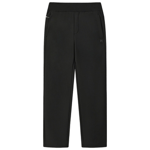 FILA 斐乐官方男士针织长裤2025冬季新款时尚休闲基础加绒直筒裤