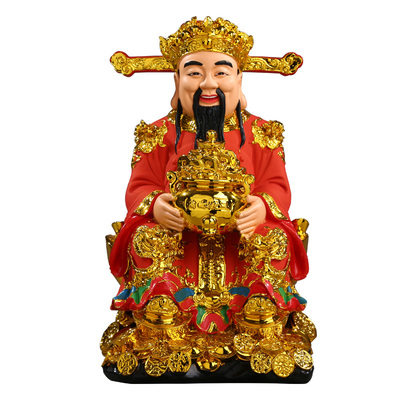 佛像招财摆件文财神居家